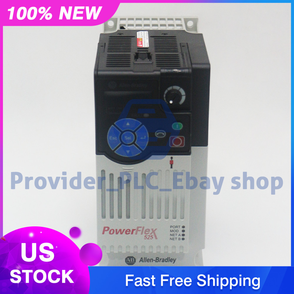 Allen Bradley 25B-D010N104 /A Powerflex 525 AC Drive 5HP 4.0KW 25BD010N104