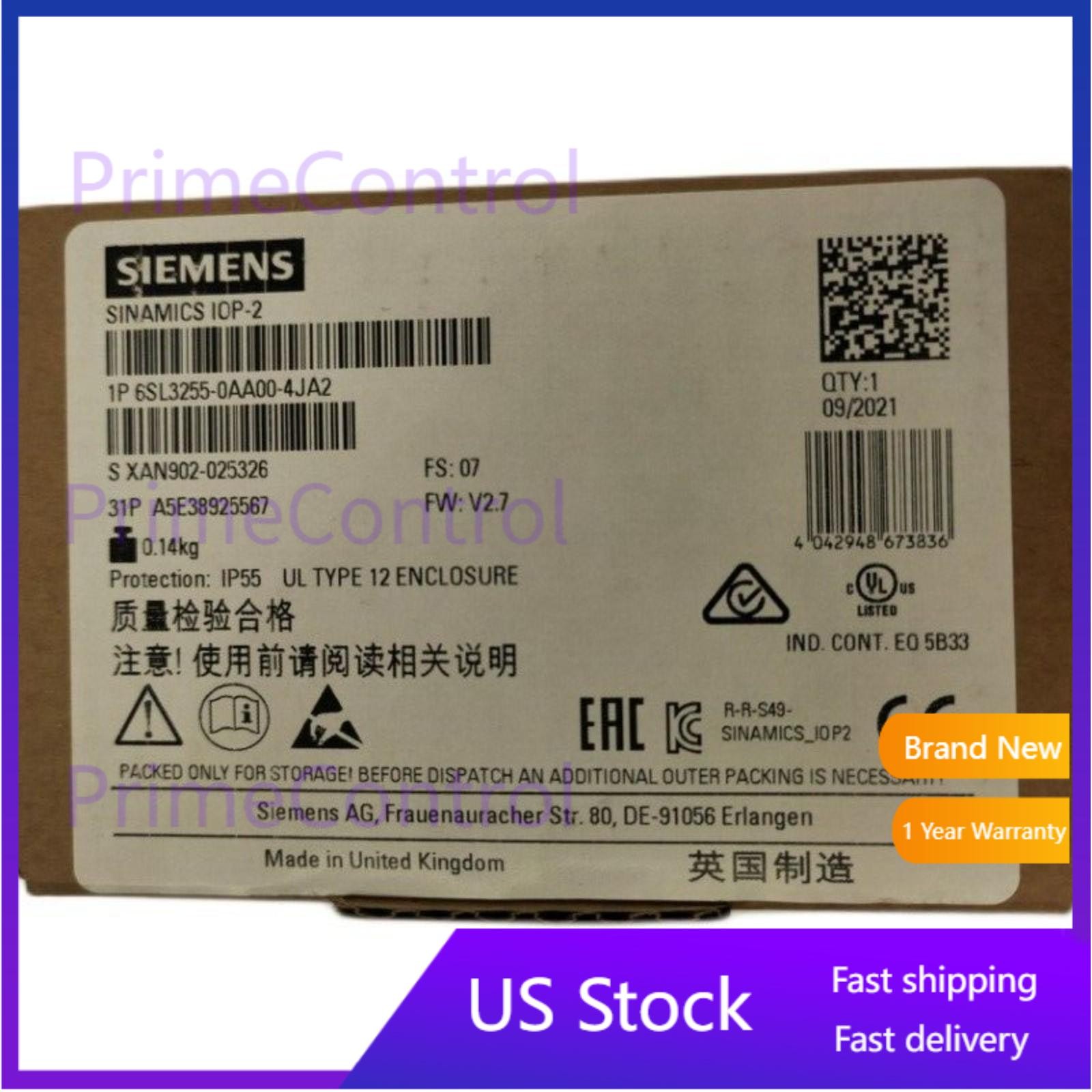 New Siemens 6SL3255-0AA00-4JA2 6SL32550AA004JA2 G Intelligent Operator Panel