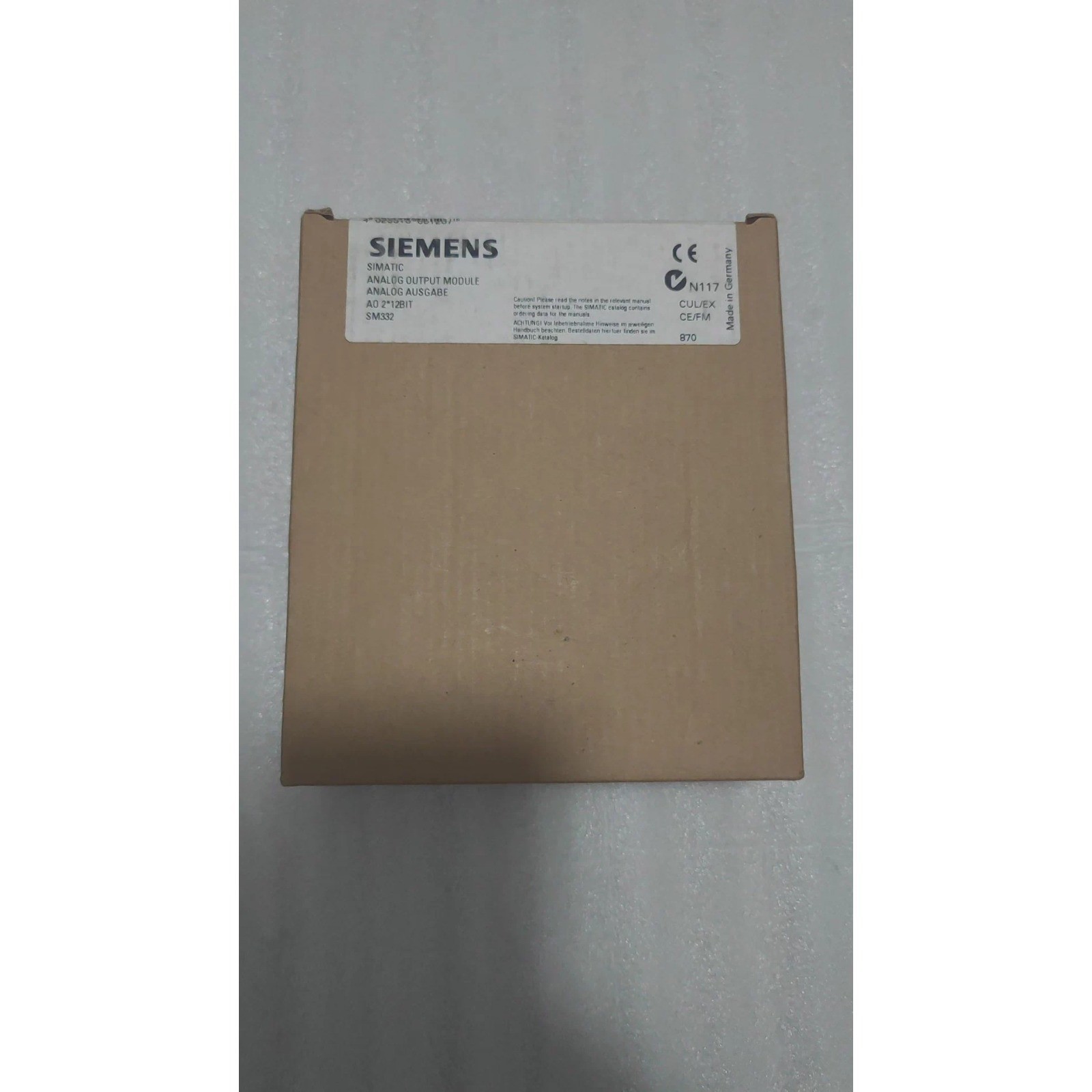 New Siemens 6ES7332-5HB01-0AB0 6ES73325HB010AB0 S7-300 Analog output SM 332