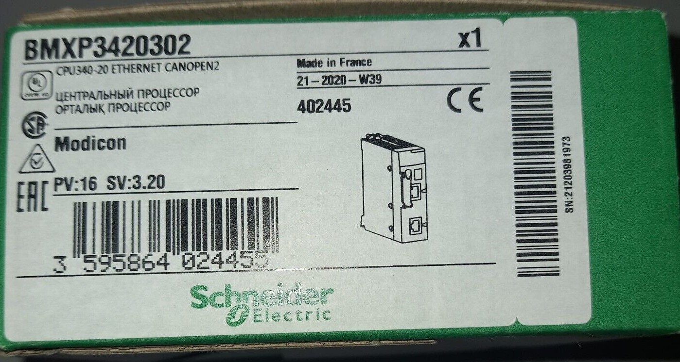 SCHNEIDER ELECTRIC Modicon M340 BMXP3420302 NEW