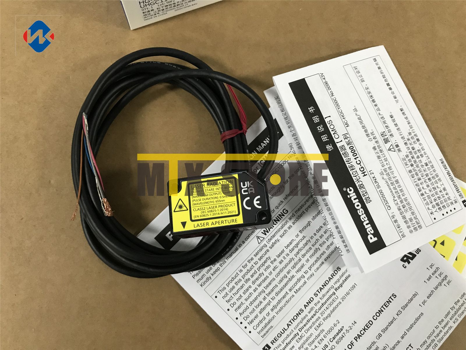 1pcs New Laser Displacement Sensor HG-C1100