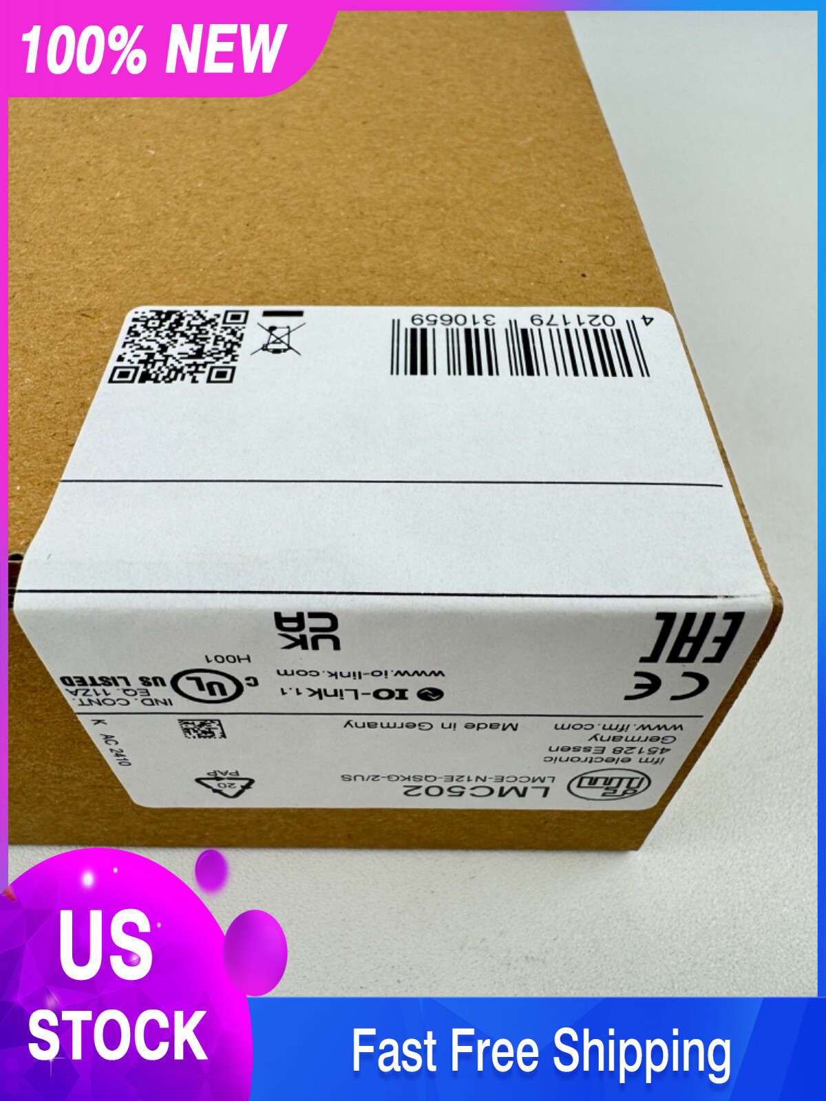 IFM Electronic Efector LMC502 Level Sensor Module LMCCE-N12E-QSKG-2/US
