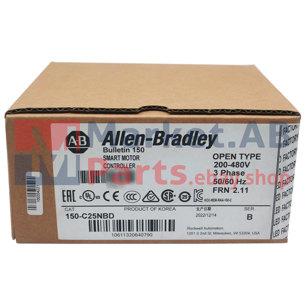 New Sealed Factory Allen-Bradley 150-C25NBD Smart Motor Controller