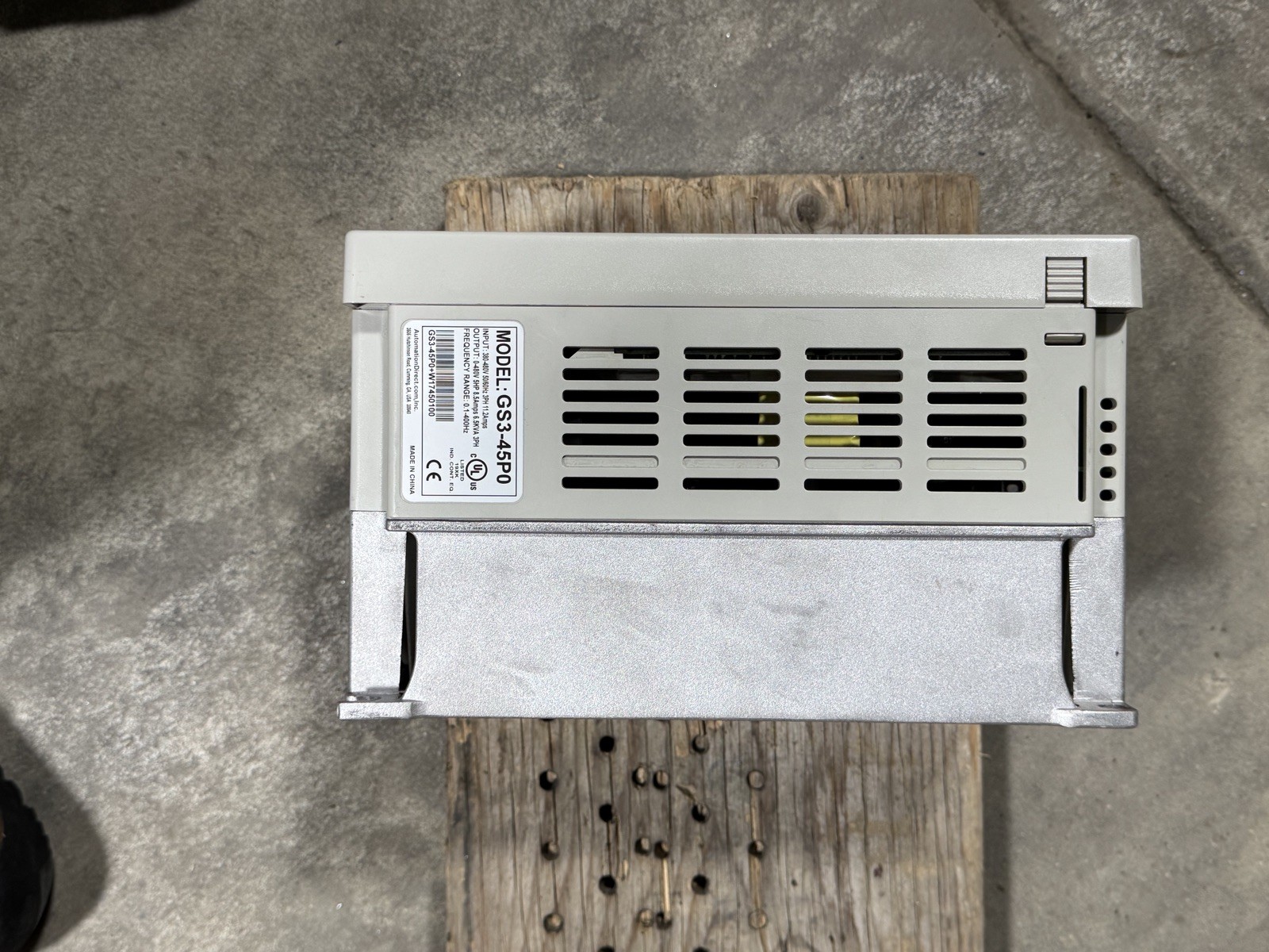 Automation Direct DURApulse GS3-45PO **USED** 480V 5HP VFD
