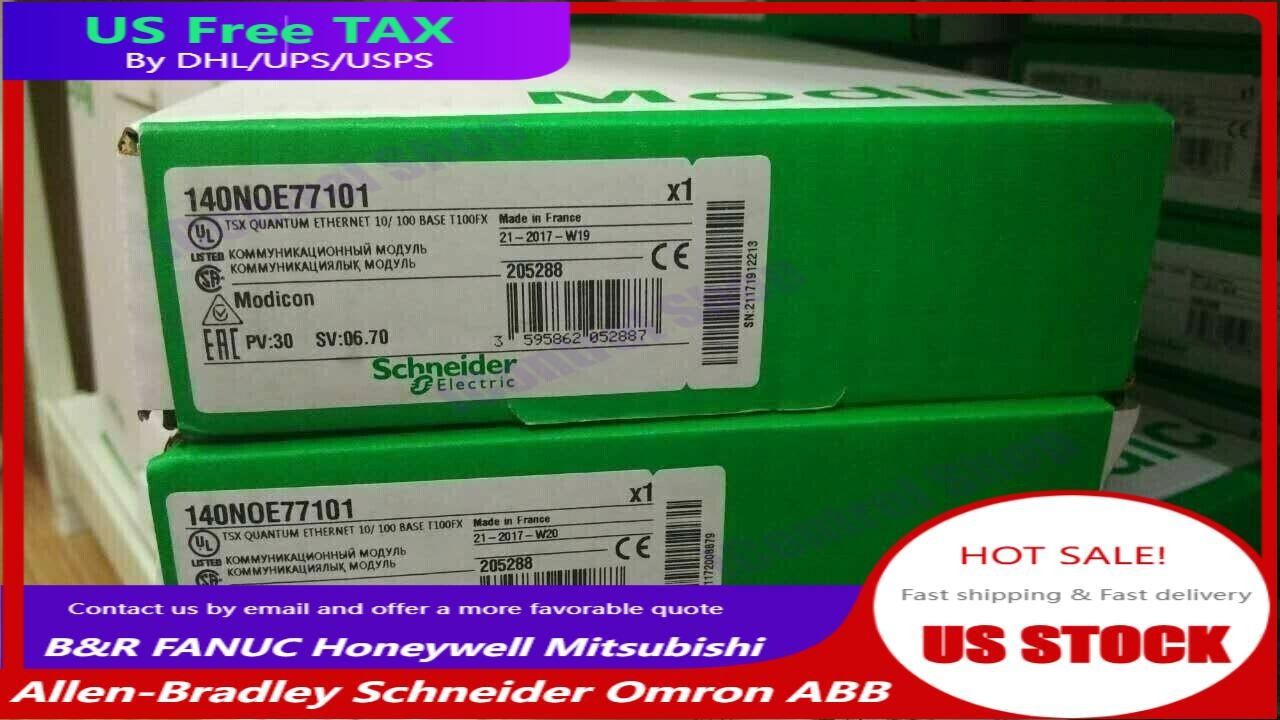 New Sealed Schneider 140NOE77101 MODICON TSX QUANTUM Ethernet Module