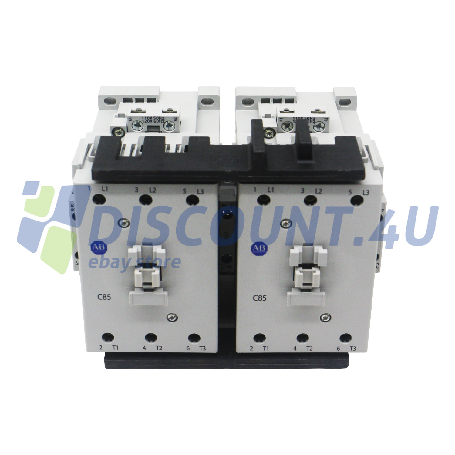 104-C85D22 AllenBradley 104-C IEC 85 A Reversing Contactor 110V 50Hz / 120V 60Hz