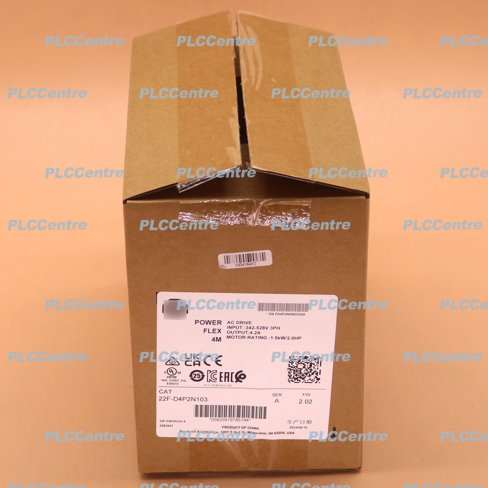 New 22F-D4P2N103 Three-Phase 380V/1.5KW 22F-D4P2N103 ship DHL#RX