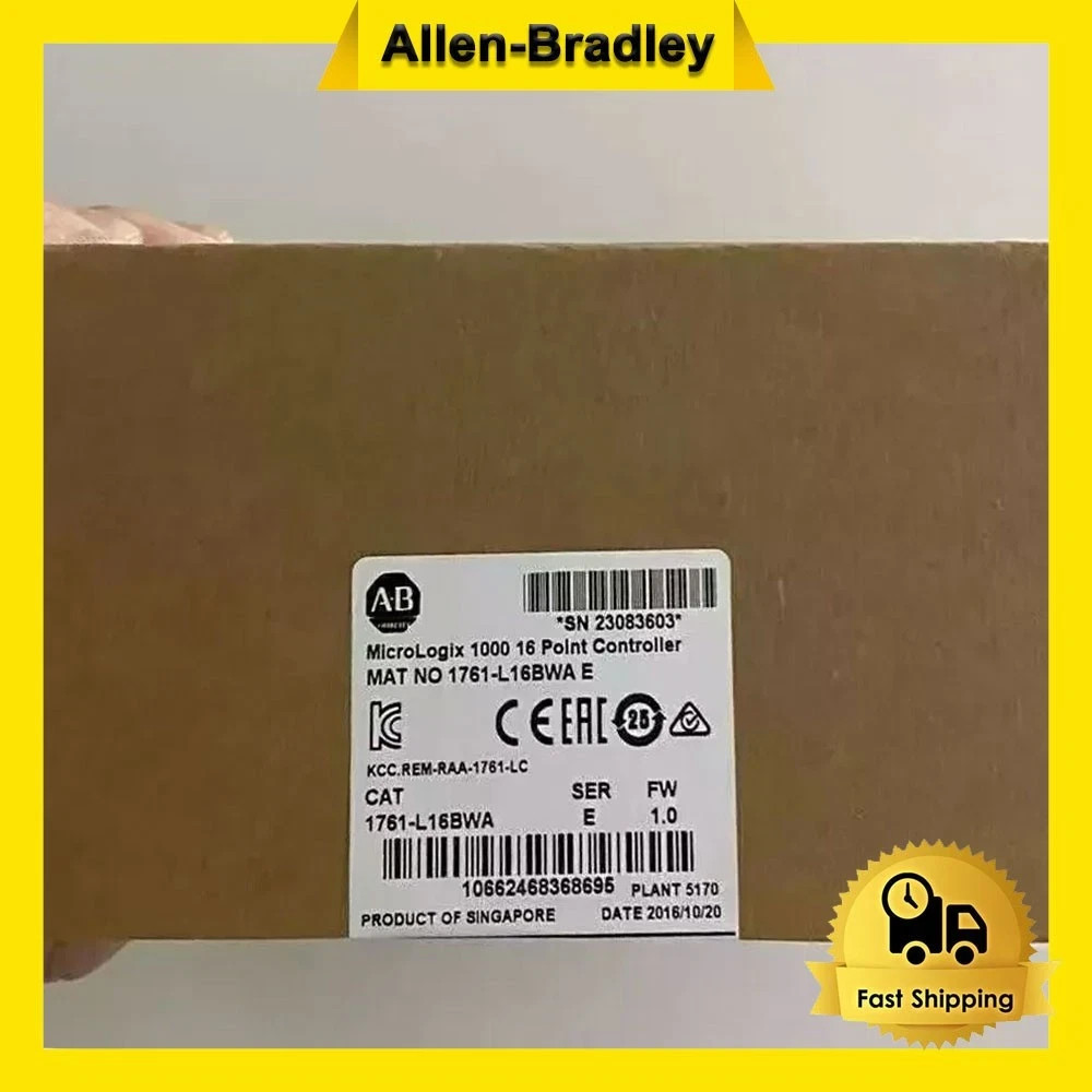 New Factory Sealed AB 1761-L16BWA SER E MicroLogix 1000 16 Point Controller