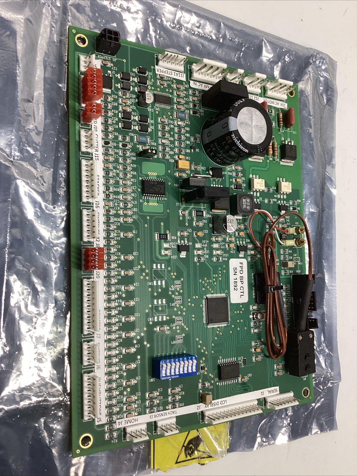 FPD BP CTL Control Board SN 1892 LCD Motor Heater Stepper Industrial PCB. V-525