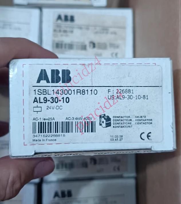 1PCS New ABB In Box AL9-30-10-81 AL9-30-10 Contacto 1SBL143001R8110 24VDC