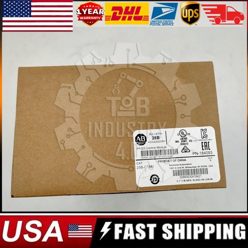 25B-CTM1 PowerFlex 525 Control Module New AB Factory Original Sealed Box 25BCTM1