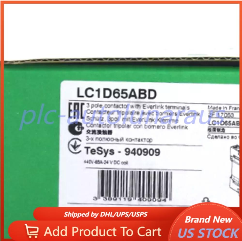 1PC Schneider LC1D65ABD Contactor 65A New In Box Fast Shipping