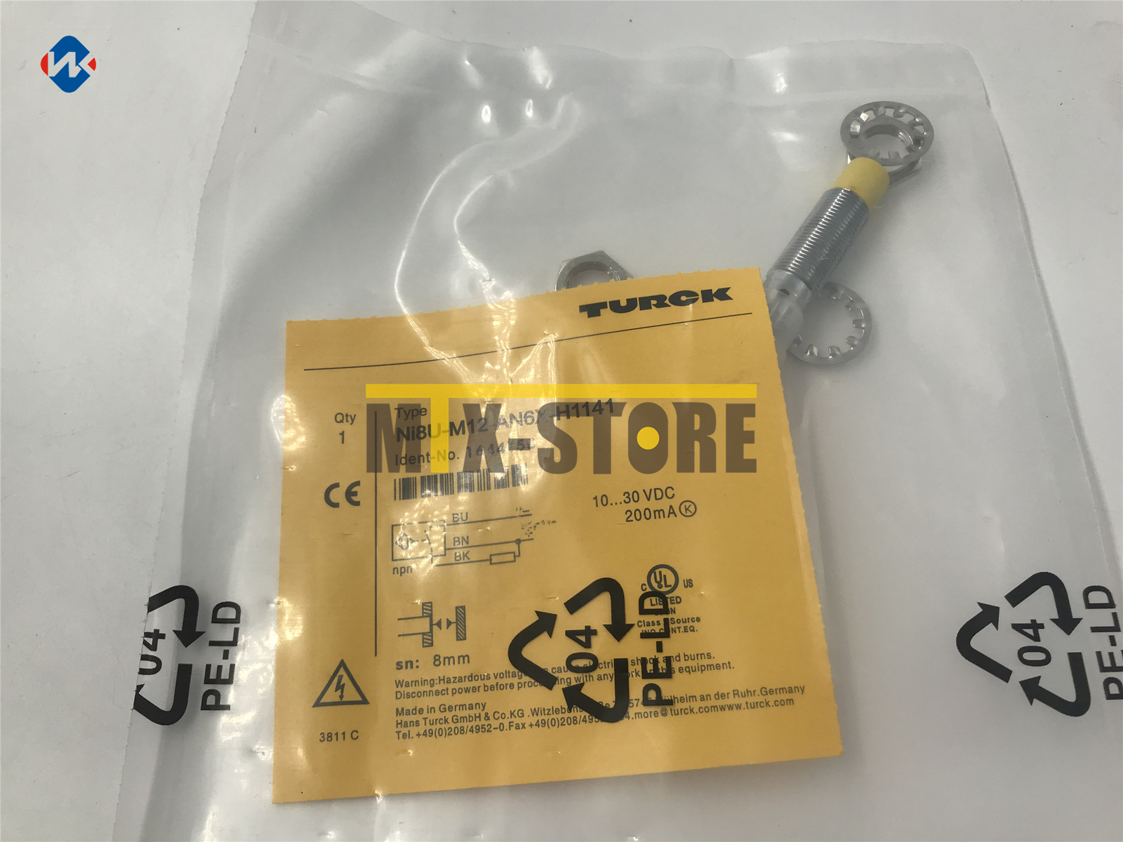 1PCS BRAND NEW ONES TURCK NI8U-M12-AN6X-H1141 Sensor&Proximity Switch