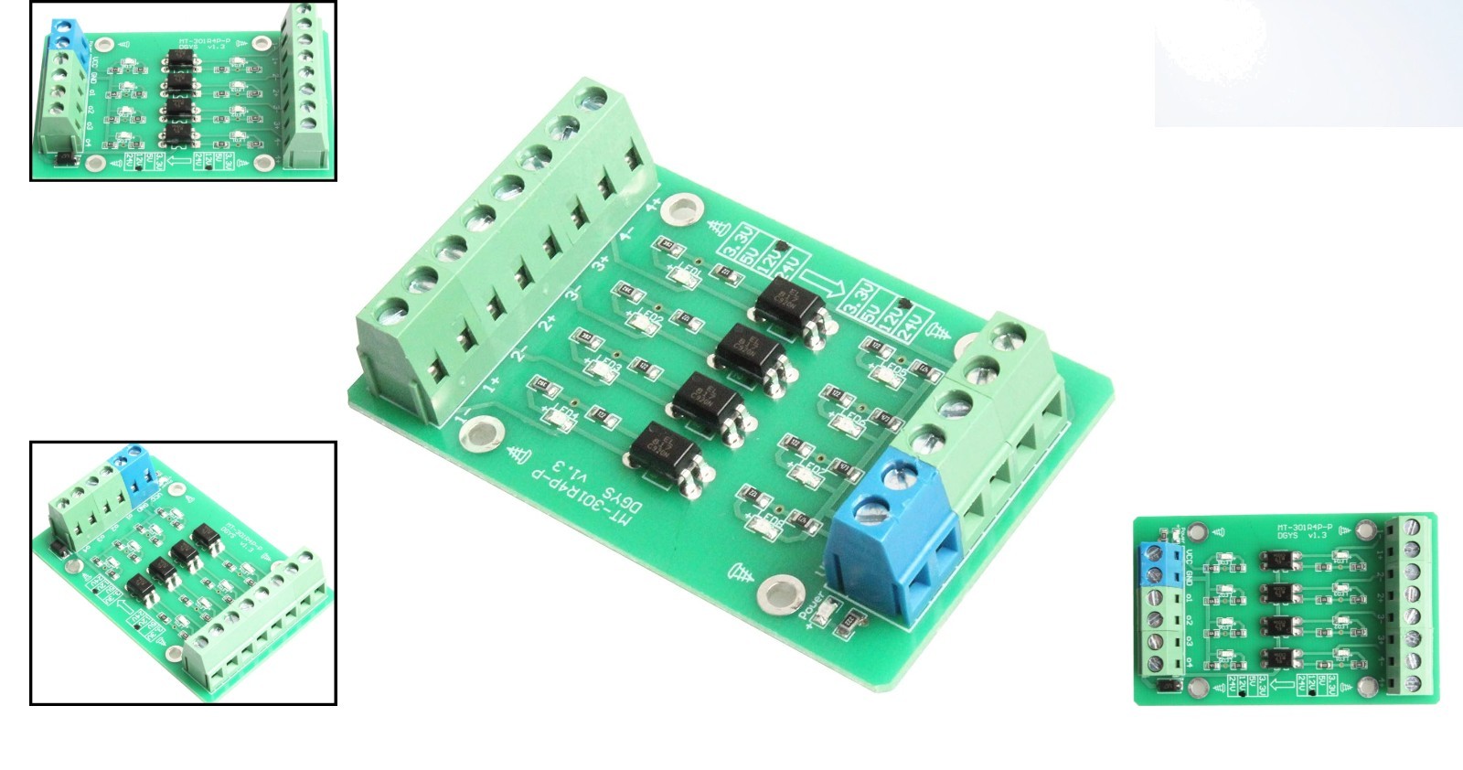 High-Performance 4-Channel Photoelectric Isolator with LED Indicator – 5V to 24V