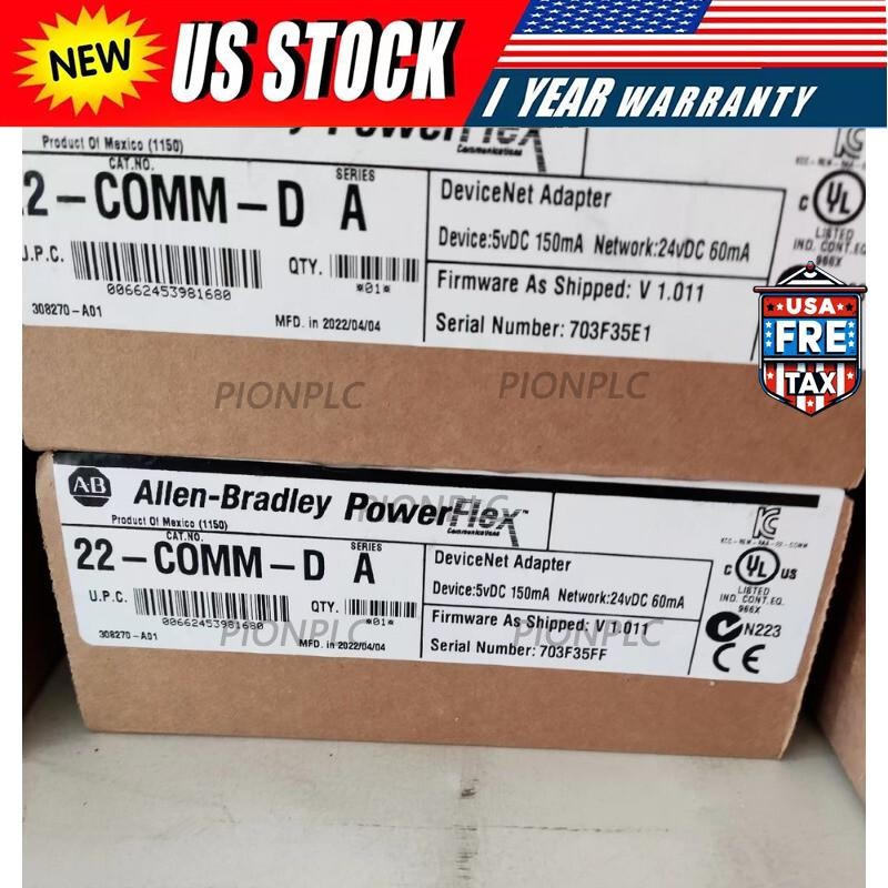 New IN BOX AB 22-COMM-D Powerflex Devicenet Adapter Module Series A FAST SHIP