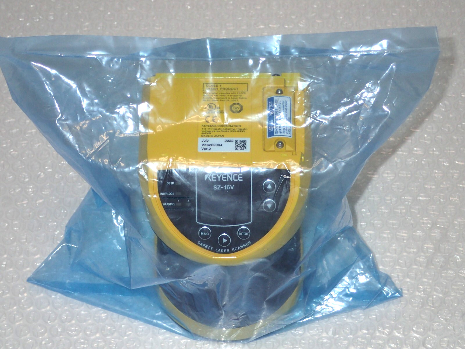 NEW SEALED NO BOX KEYENCE SZ-16V , MADE IN JAPAN , MFD 2022