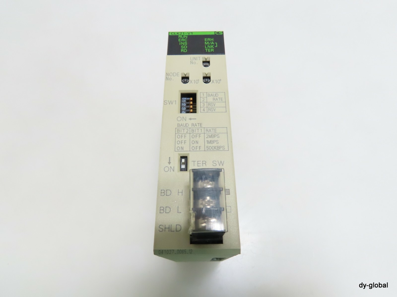 OMRON Used CS1W-CLK21-V1 CONTROLLER LINK UNIT discolored PLC-I-1192=7C32