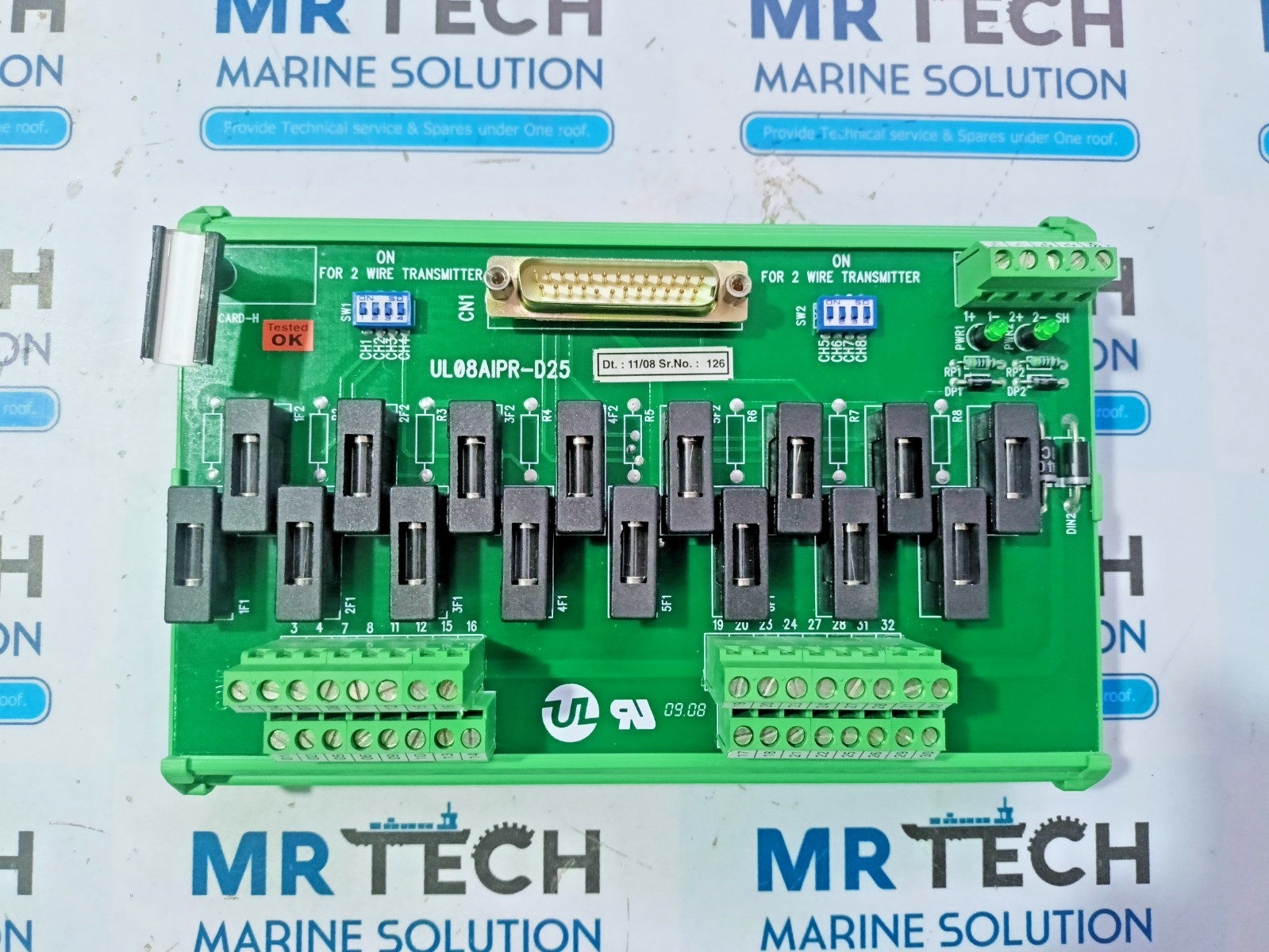 UL Group PLC Interface Board Module 8-Channel 2-Wire Transmitter UL08AIPR-D25
