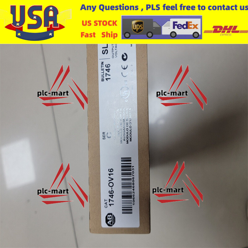 1pc New Allen Bradley 1746-OV16 SLC 500 16 Point Digital Output Module 1746-OV16