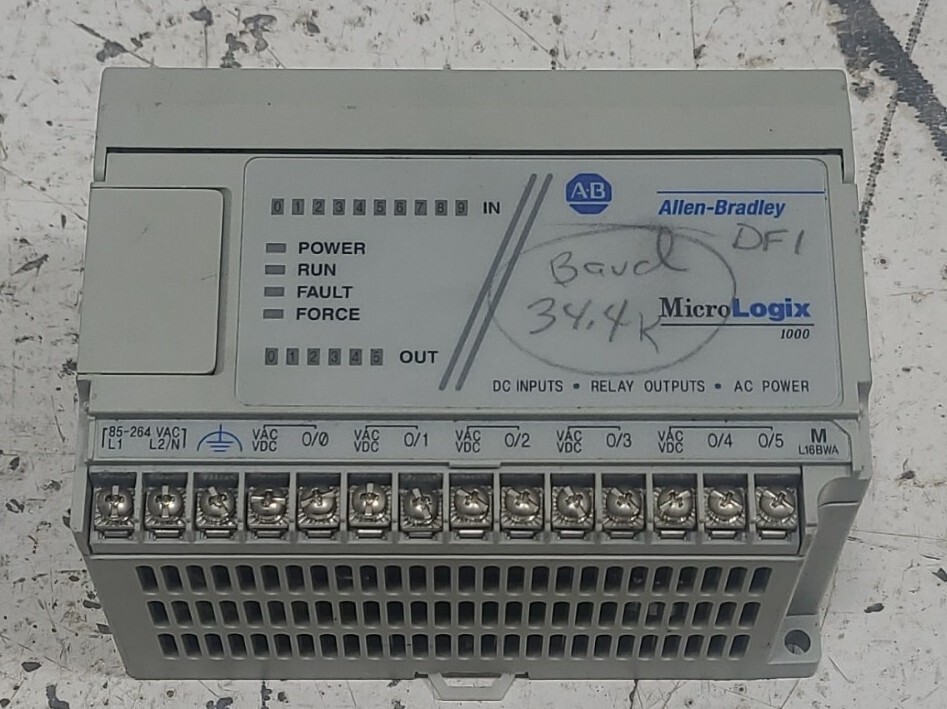 Allen-Bradley MicroLogix 1000 1761-L16BWA Series E FRN 1.0