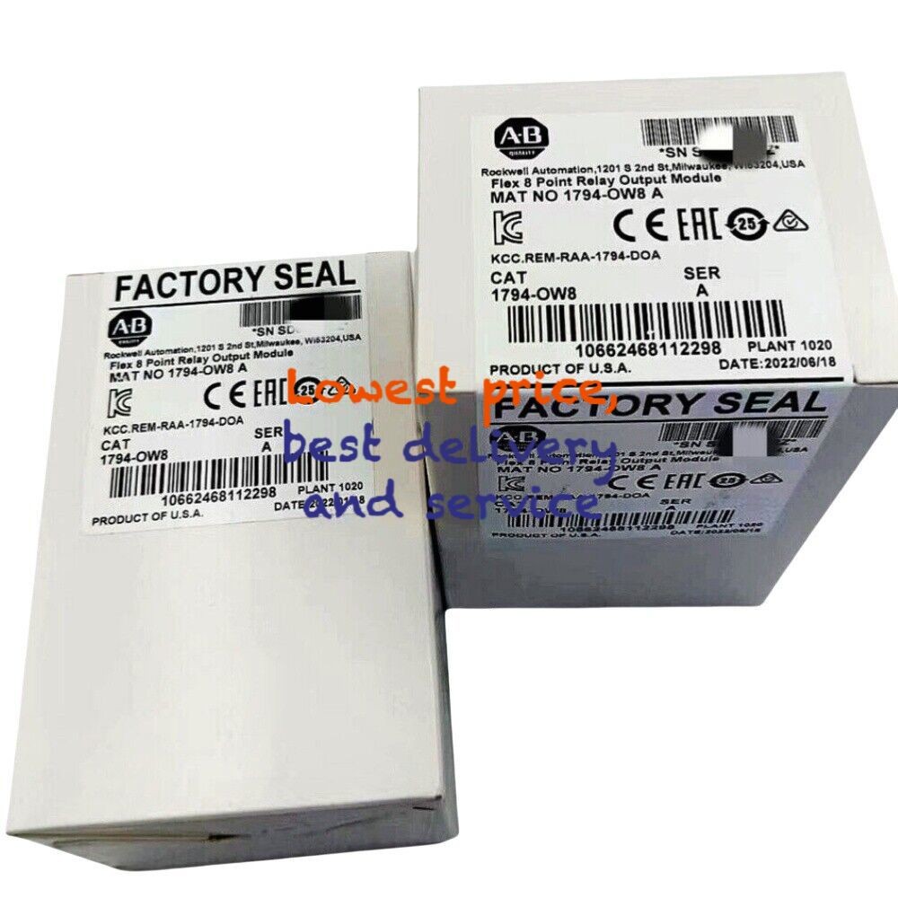 1PC NEW AB 1794-OW8 SER A Flex 8 Point Relay Output Module 1794OW8 Fast shipping