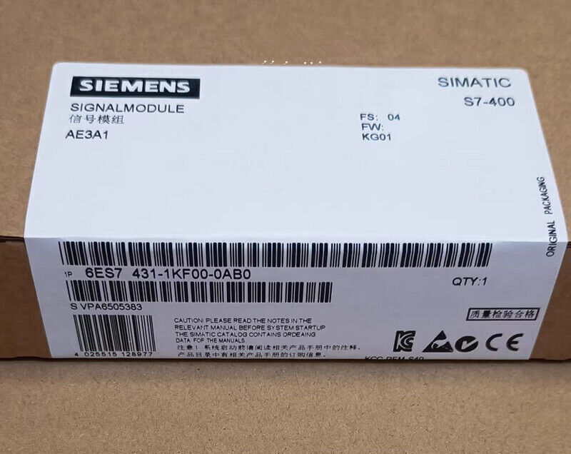 New Siemens 6ES7431-1KF00-0AB0 PLC Module 6ES7 431-1KF00-0AB0