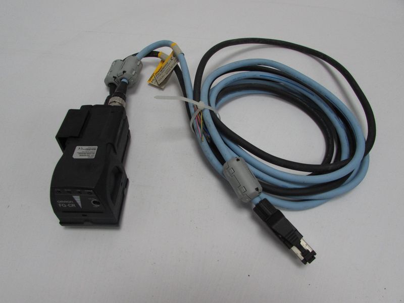 Omron FQ-CR15050F 24VDC 2.4A + FQ-WN002 Ethernet Cable EXCELLENT CONDITION