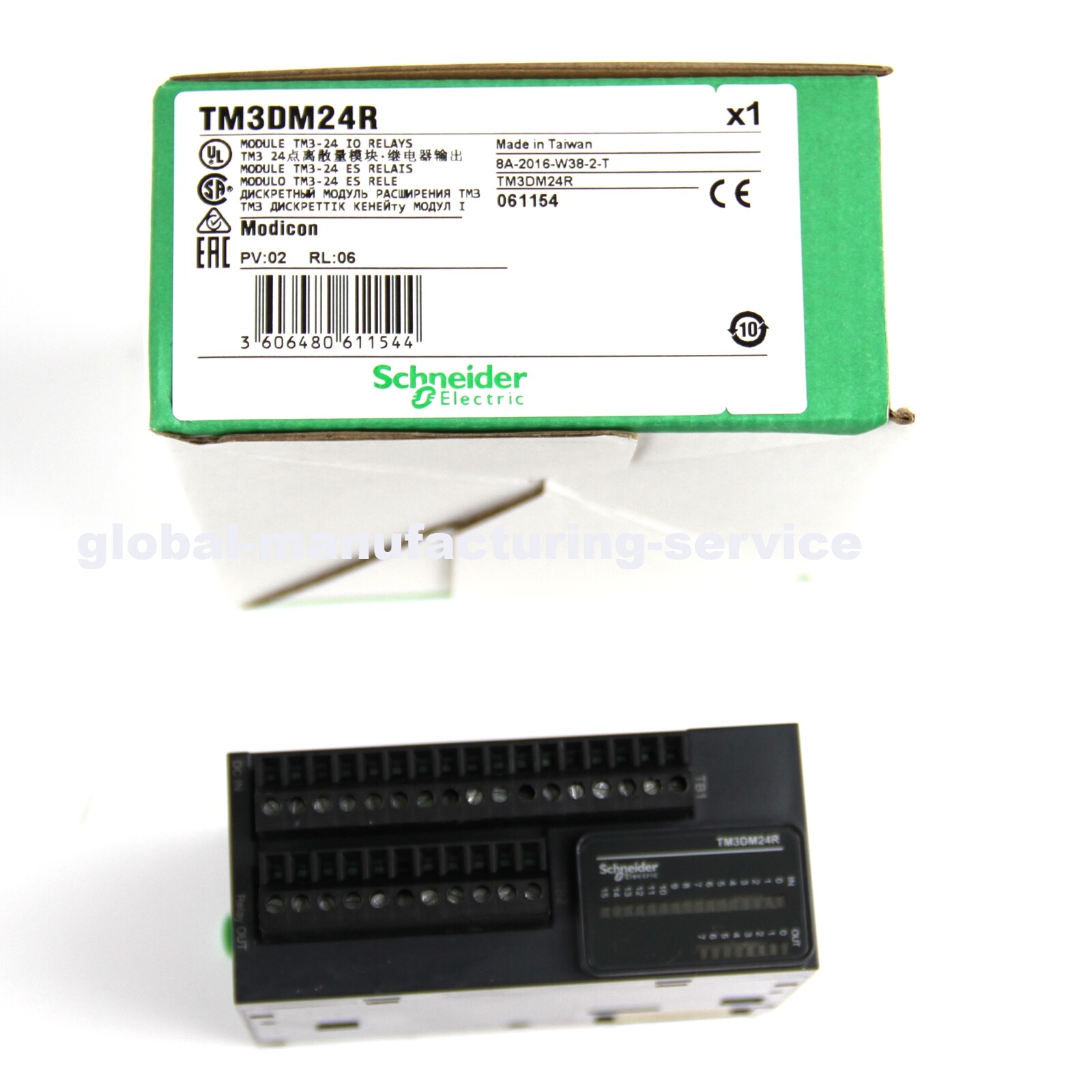 NEW SCHNEIDER TM3DM24R Discrete I/O Module