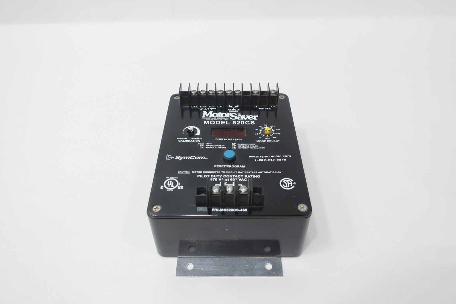 Symcom 520CS460 Motorsaver Three-phase Electric Motor Protector 460v 17a Max