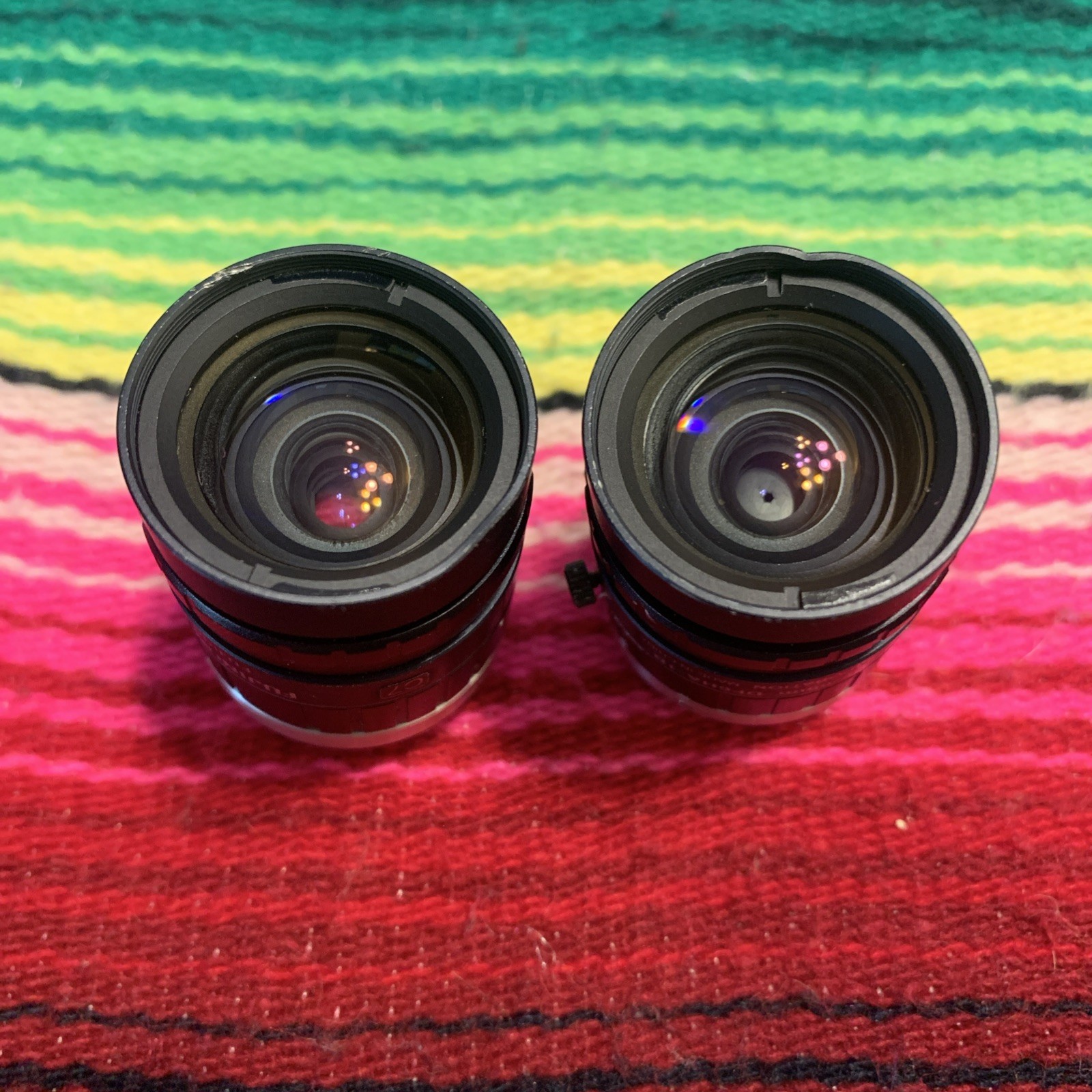 Lot of 2 Fujinon 1:1.2 6mm DF6HA-1B Camera Lens