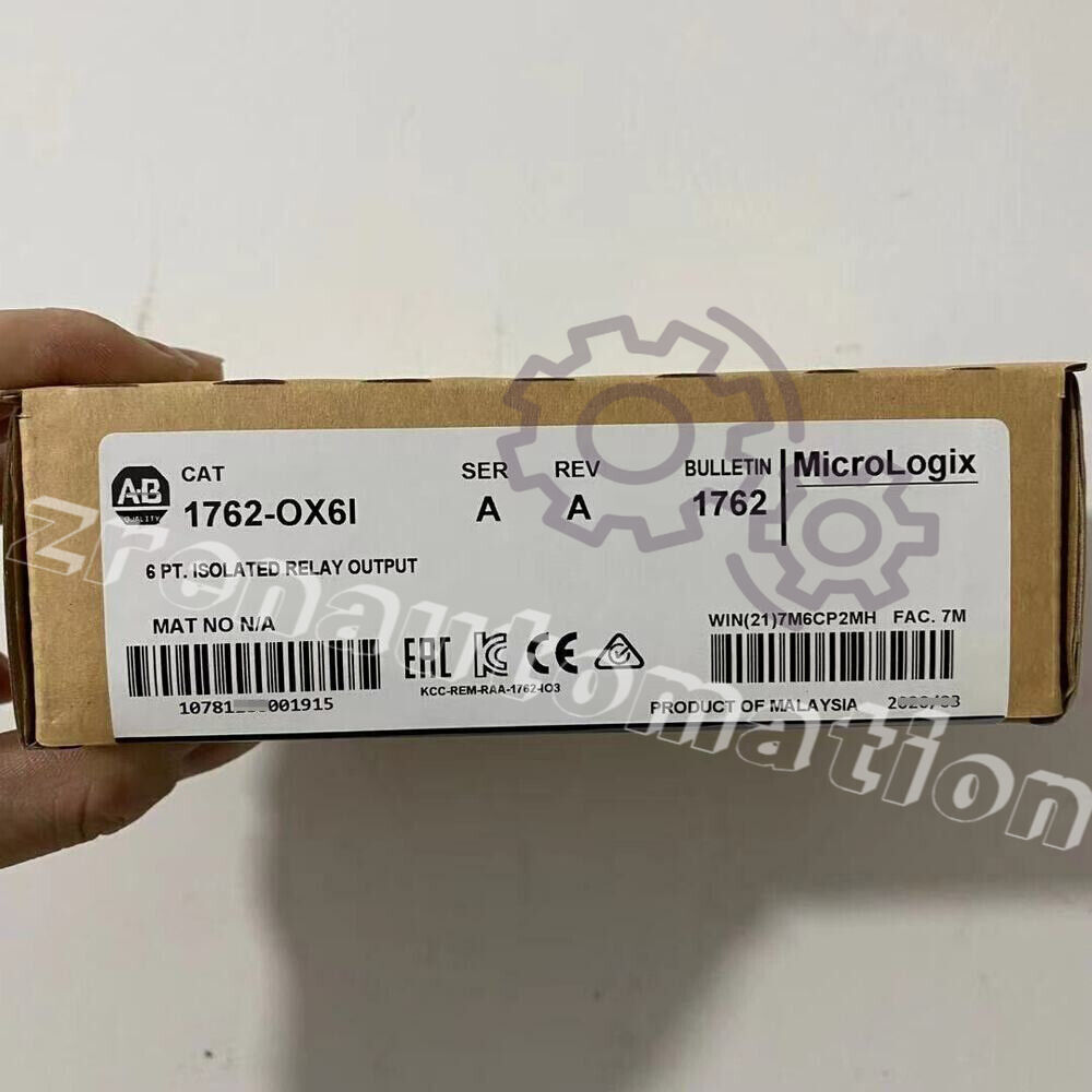 AB 1762-OX6I Module 1762-OX6I New In Box Factory Sealed UPS Expedited Shipping
