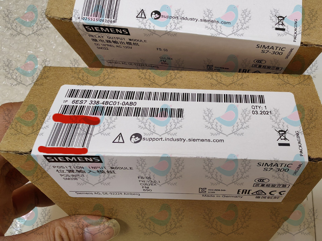 6ES7338-4BC01-0AB0 Siemens Position input module brand new Shipping DHL or FedEX