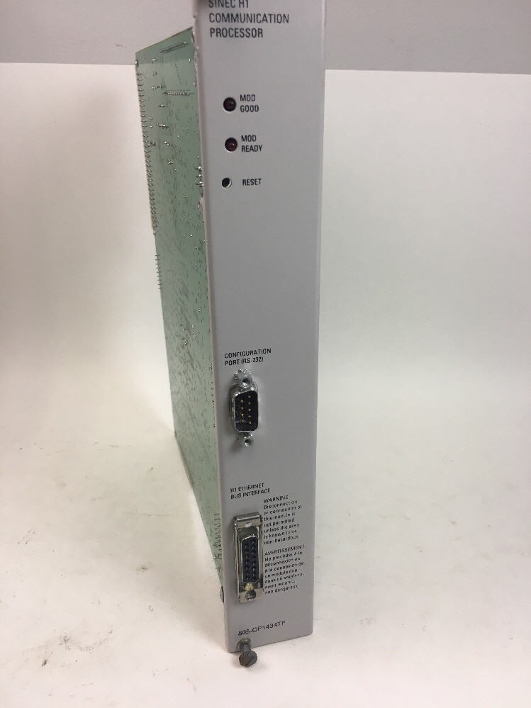 NEW SIEMENS TI 505-CP1434TF SINEC H1 COMMUNICATION PROCESSOR CPU REV B (OO4)