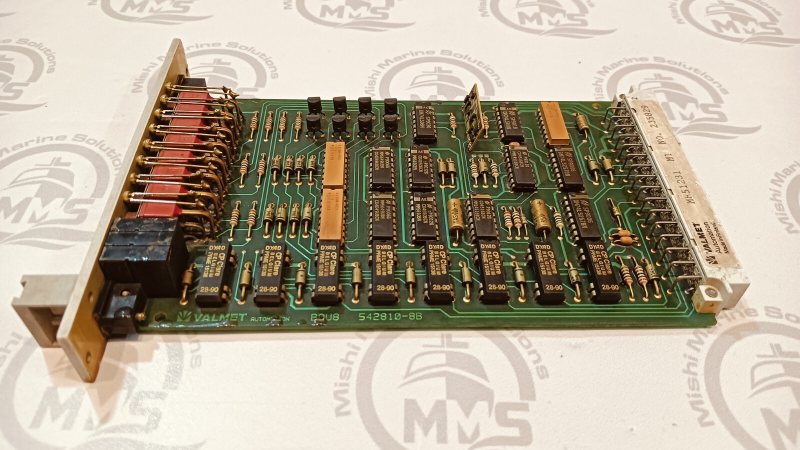 Valmet Automation BOU 8 A CPU Module 542810-8B Marine Industrial Made in Finland