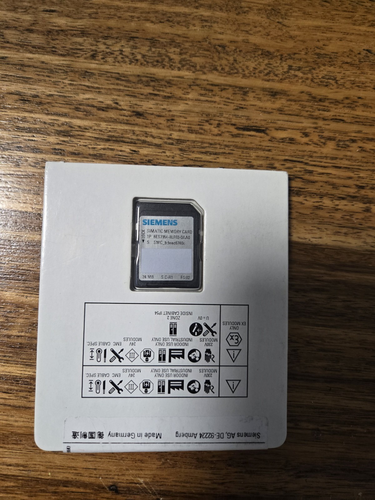 Siemens 6ES79548LF030AA0 Memory Card
