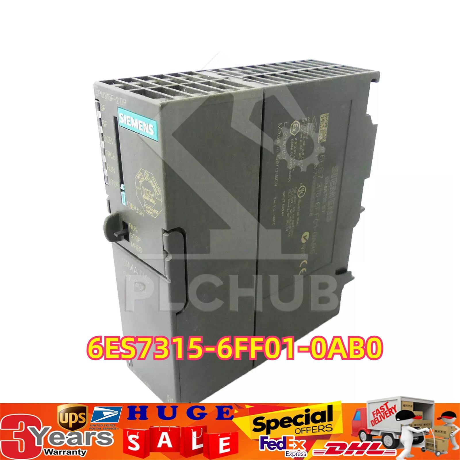 New Siemens 6ES7 315-6FF01-0AB0 6ES7315-6FF01-0AB0 SIMATIC S7-300 CPU 315F