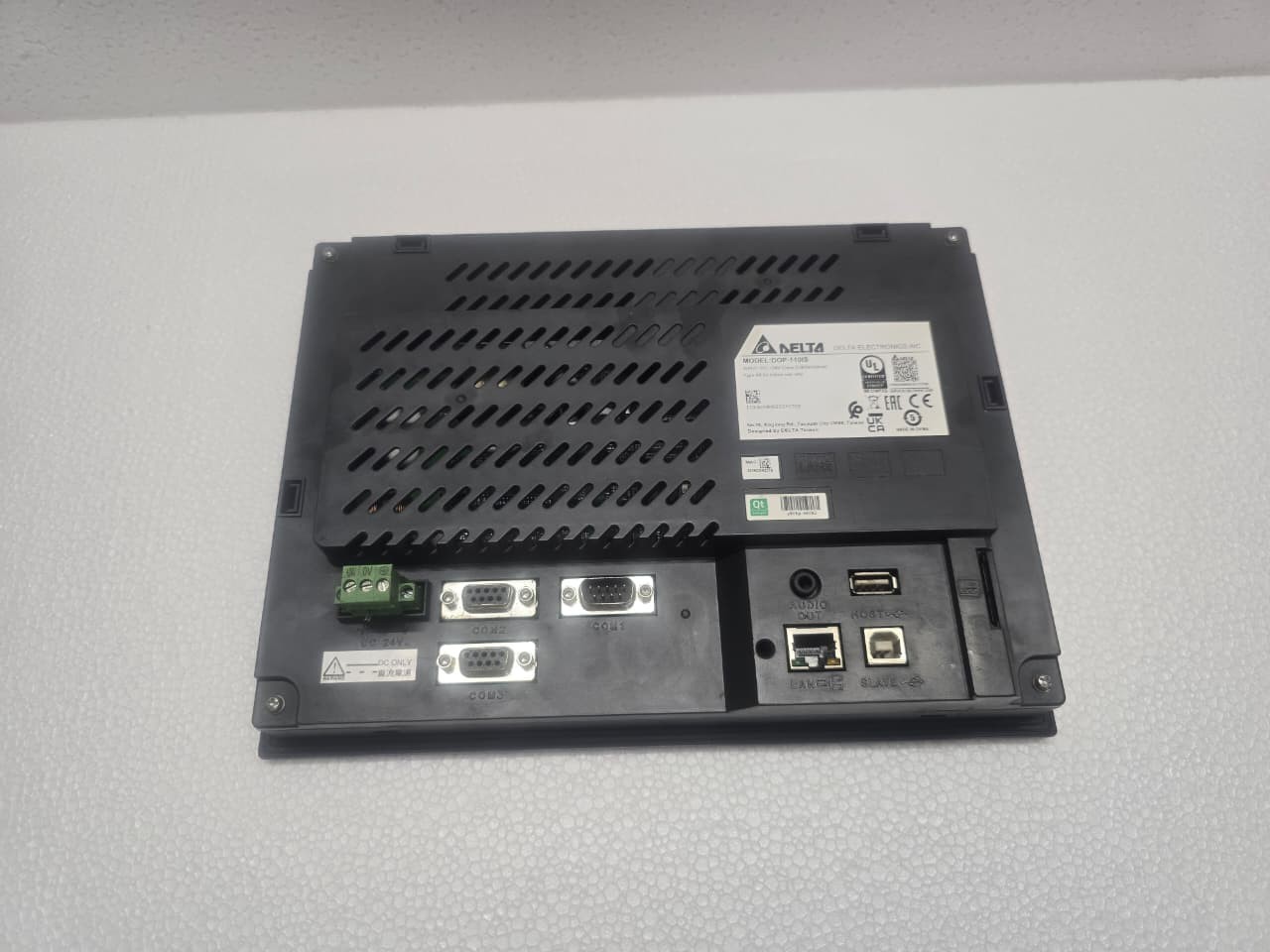 Delta DOP-110IS is a 10.1-inch Human Machine Interface (HMI)