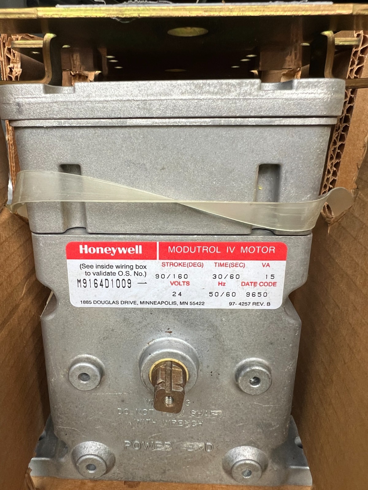NOS-USA Honeywell M9164D1009 Modutrol IV Motor Actuator-24V-Replaces M934A1227