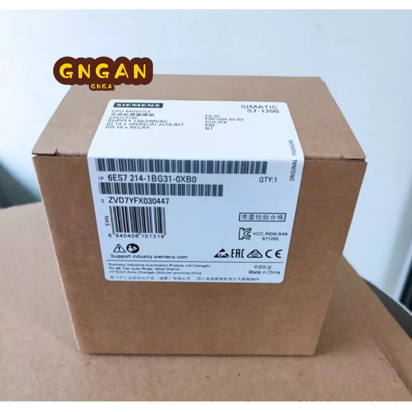 6ES7214-1BG31-0XB0 NEW SIEMENS CPU Central Processing Unit 6ES7 214-1BG31-0XB0