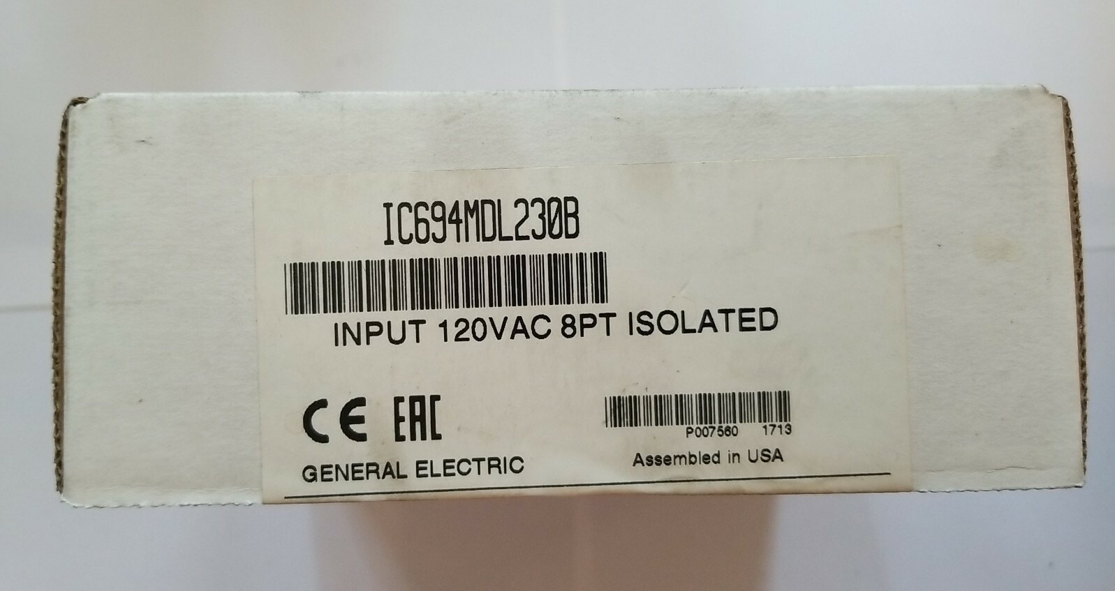 GE Fanuc IC694MDL230B 8-point Isolated Input Module *Factory Sealed*