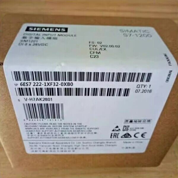 6ES7222-1XF32-0XB0 NEW SIEMENS SIMATIC S7-1200 CPU Module 6ES7 222-1XF32-0XB0