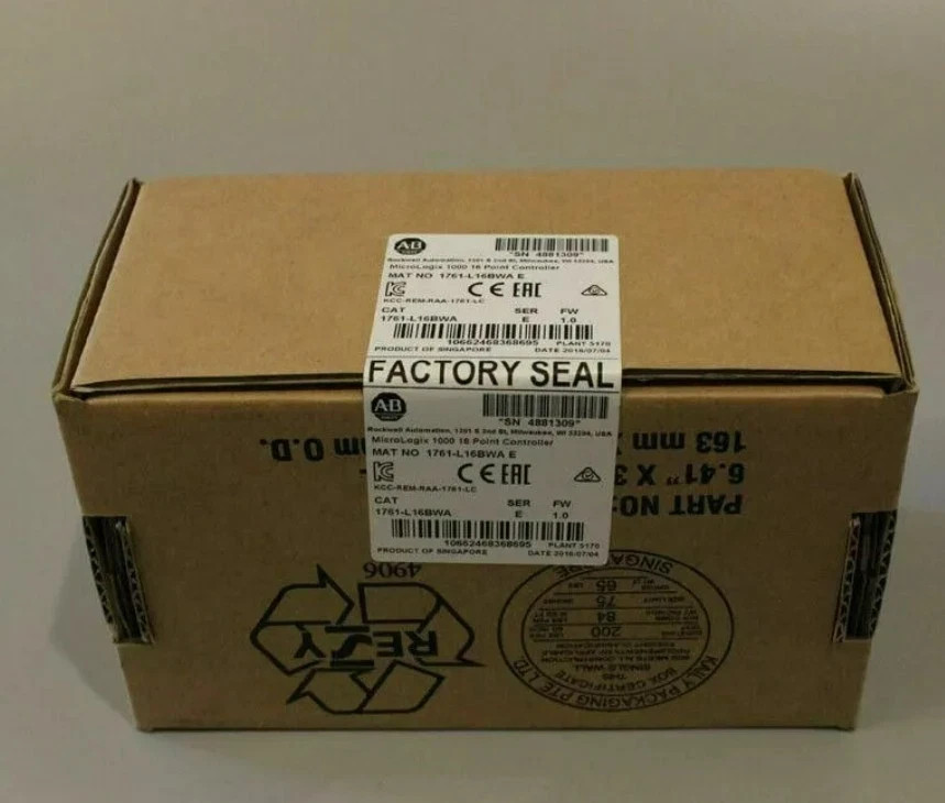 New Factory Sealed AB 1761-L16BWA SER E MicroLogix 1000 16 Point Controller
