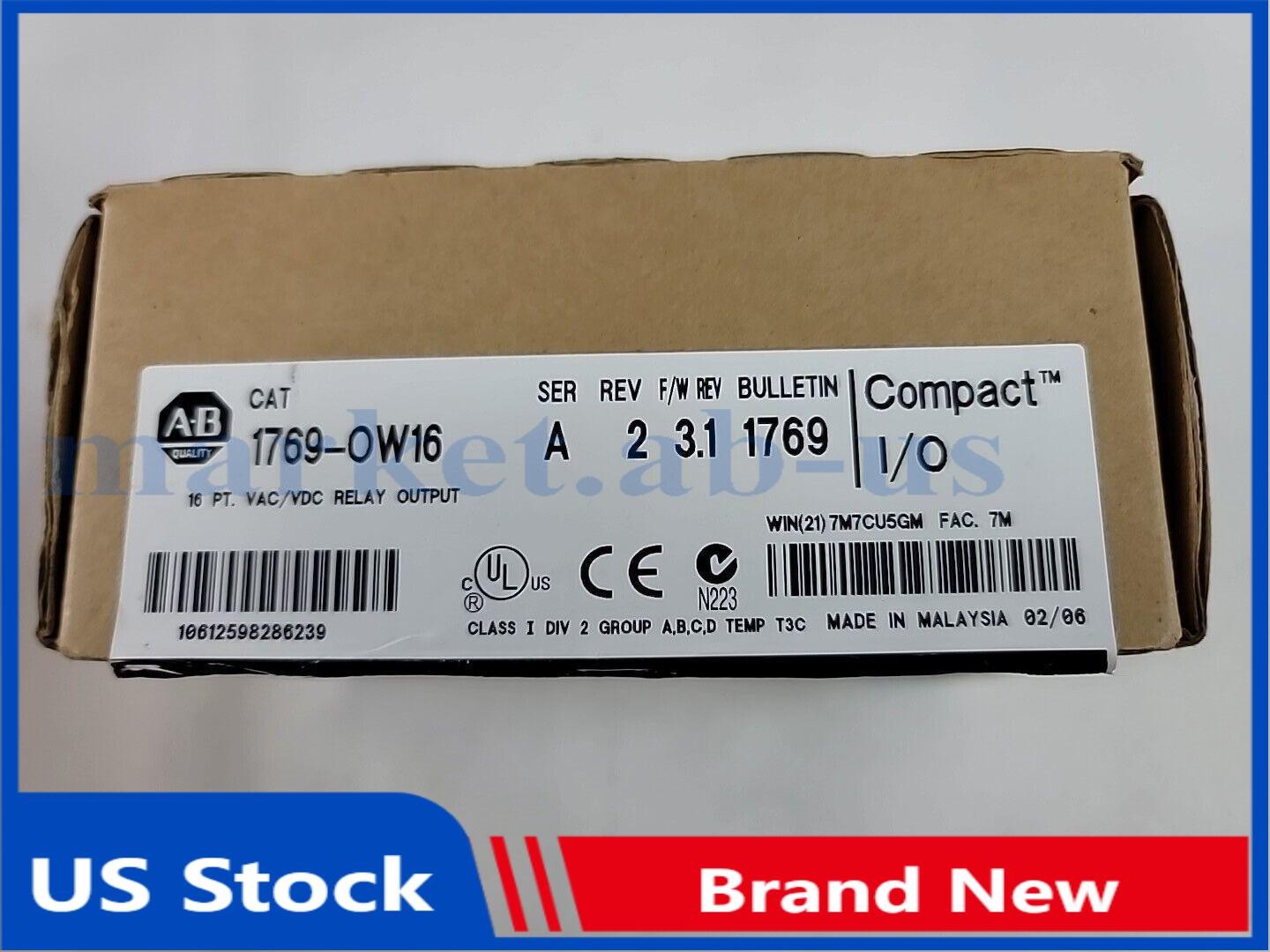 AB 1769-OW16 SER A Allen Bradley 1769OW16 CompactLogix Relay Output Module New
