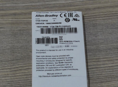 1734-TOP3S NEW Unopened ALLEN BRADLEY 1734-TOP3S FREE SHIPPING AB