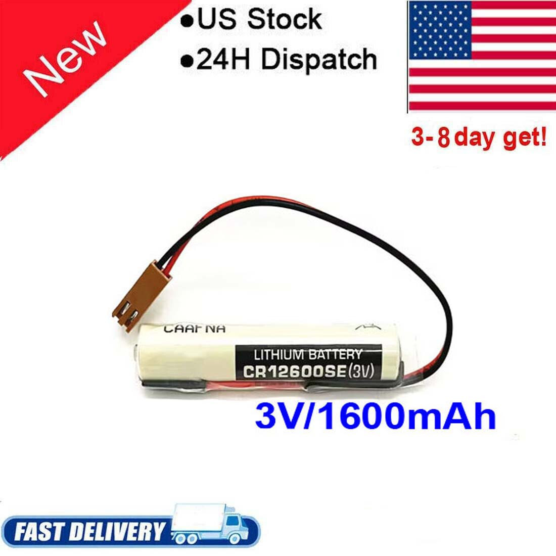 New CR12600SE CR12600 Battery For FDK 259A9195-P1 259A9534-P1 PLC