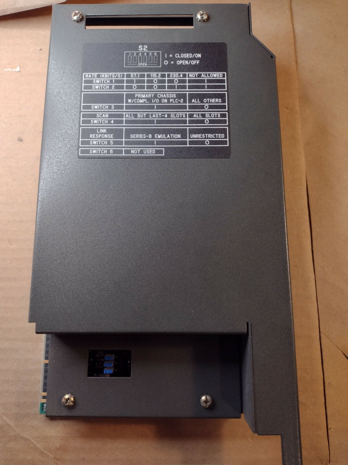 Allen Bradley 1771-ASB D Remote I/O Adapter Module