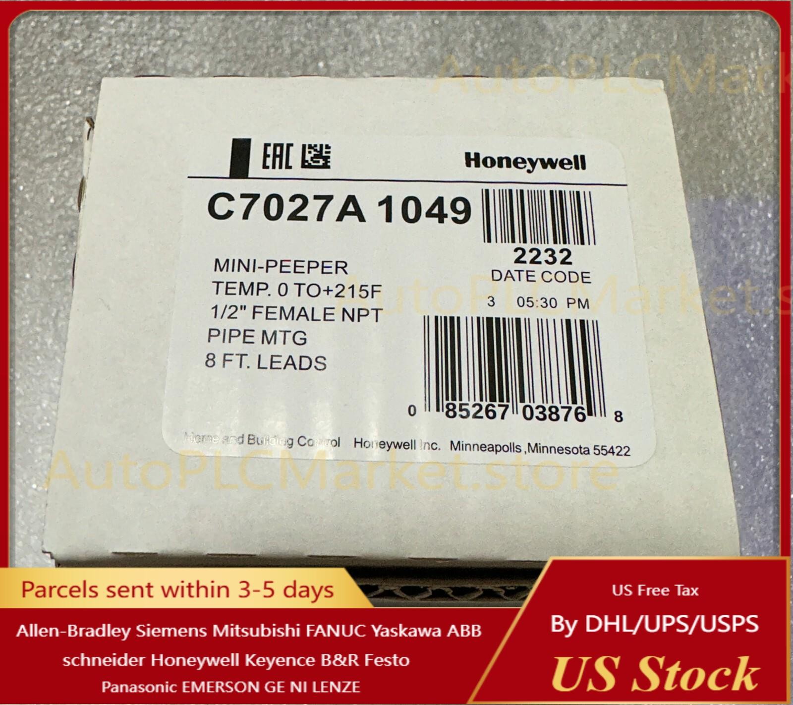 One Honeywell C7027A1049 C7027A-1049 Flame Detector Sensor Fast Ship US Free TAX