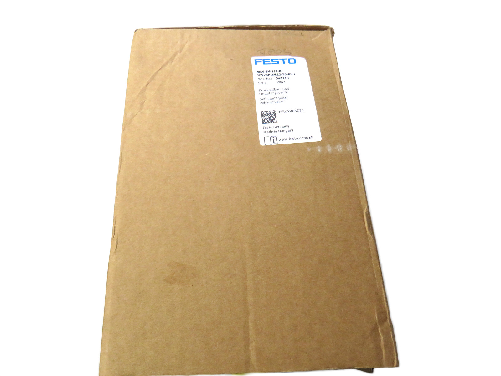FESTO 548713 MS6-1/2-D-10V24P-2M12-S3-AD3 New