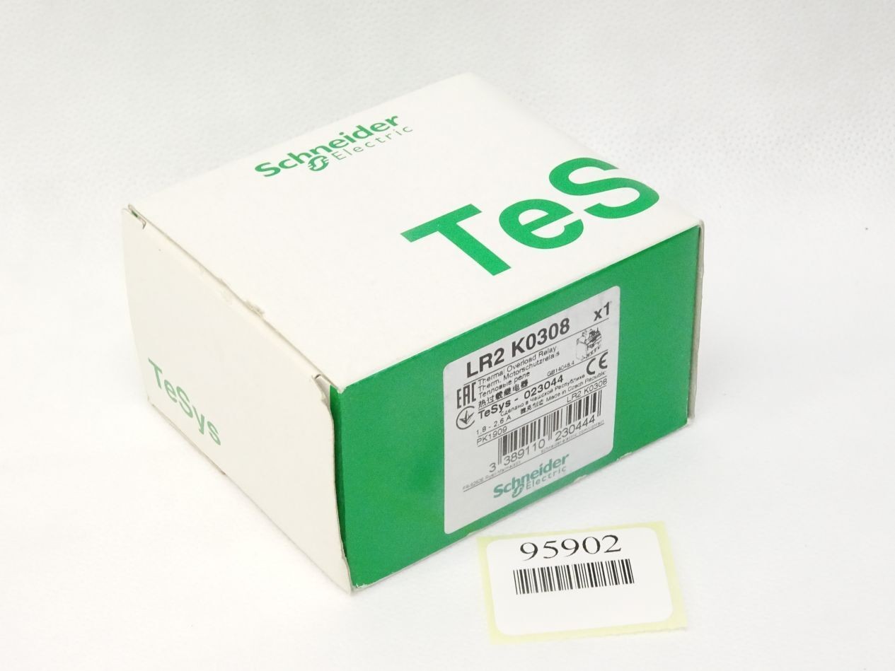 Schneider Electric Motor Protection Relay LR2K0308 TeSys-023044 / New Original Packaging
