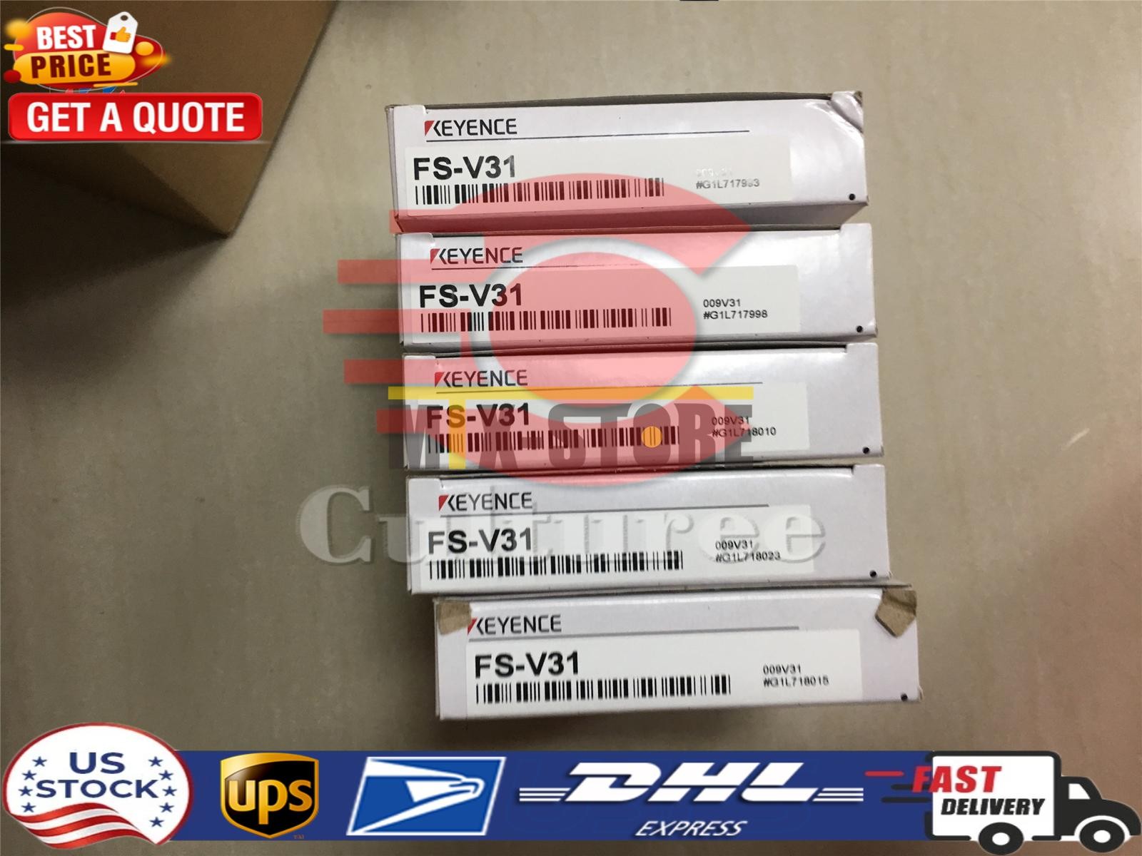 1PC Keyence Digital Fiber Optic Sensor Switch Amplifier FS-V31 FSV31 New in box
